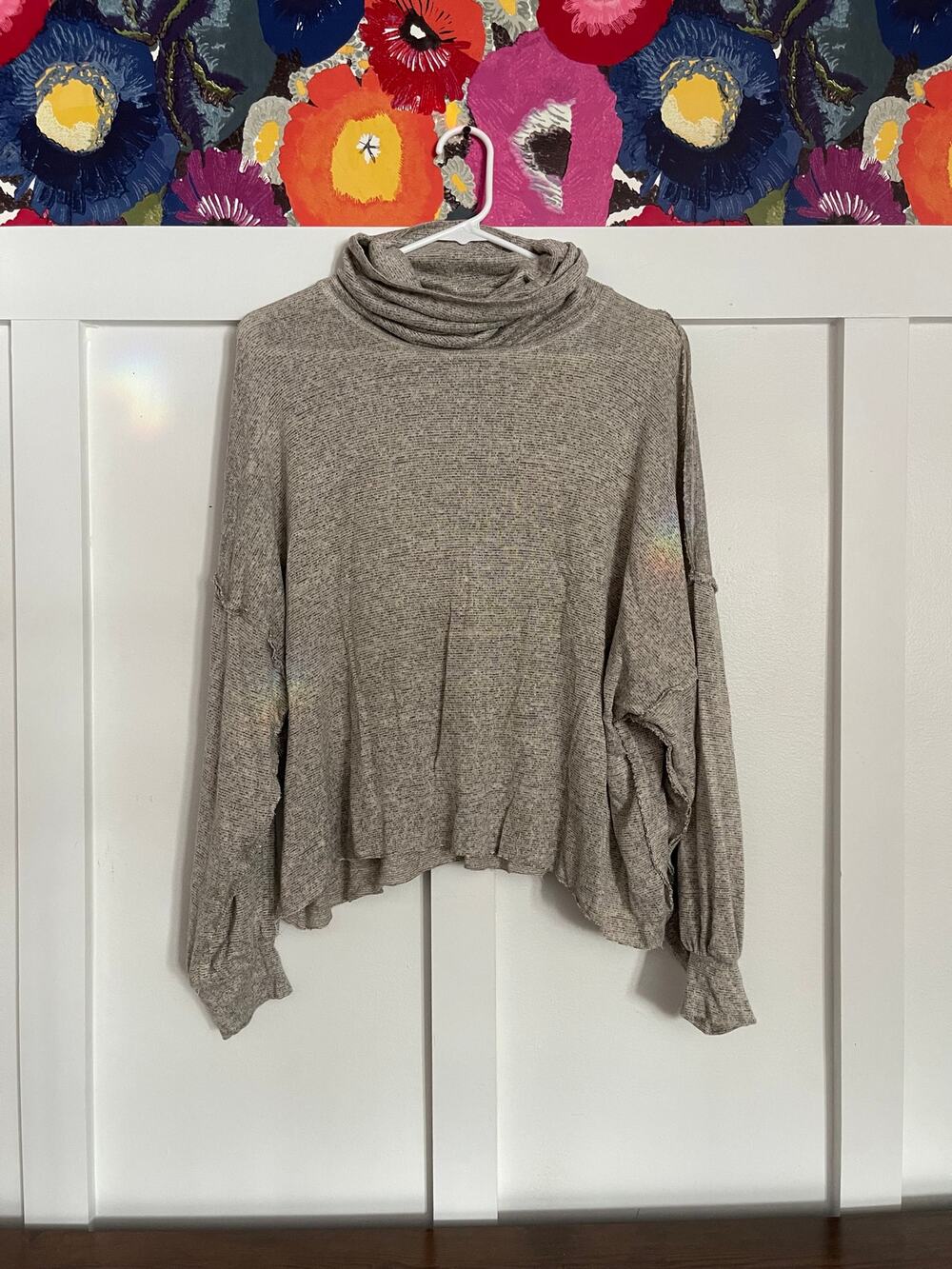 Final Touch womens medium oversized turtleneck
